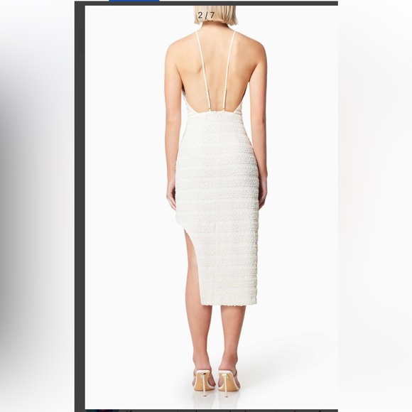 ELLIATT
Ravish Textured Stripe
Open Back Dress In Ivory - Picture 2 of 10